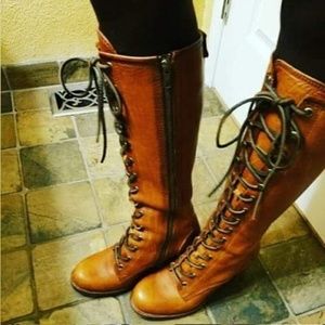 Frye Karen Lace Tall Boot size 8.5